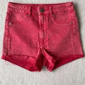 American Eagle Stretch High Rise Jean Shorts
